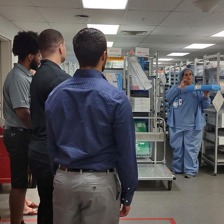 BW healthcare MBA students tour Southwest General Hospital